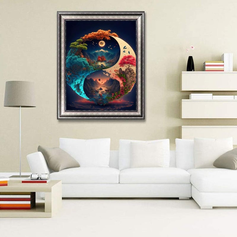 JAKI Tree of Life Diamond Painting Kits for Adults-Tree Diamond Art Kits for Adults Gem Art Kits for Adults for Gift Home Wall Decor(12x16inch) - Image 3